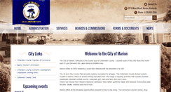 Desktop Screenshot of marionky.gov