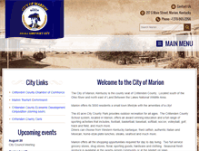 Tablet Screenshot of marionky.gov